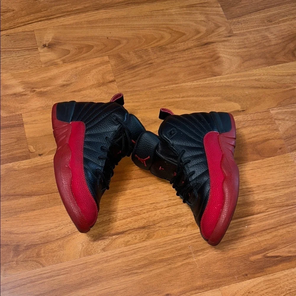 Jordan Kids Black and Red Boots